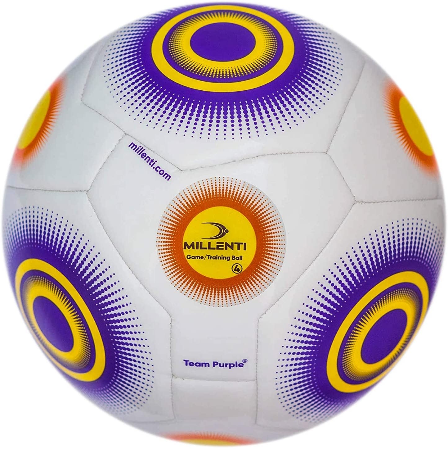 Team Youth Soccer Ball Size 4 Purple